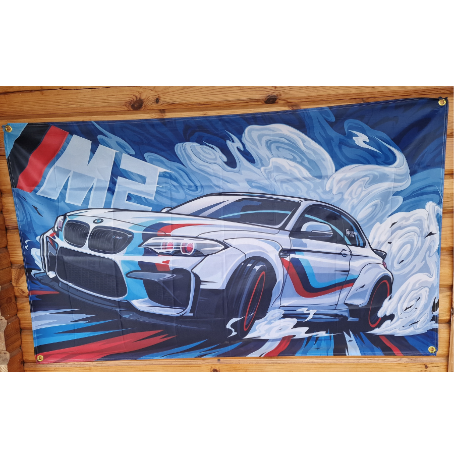 Bannière BMW de compétition