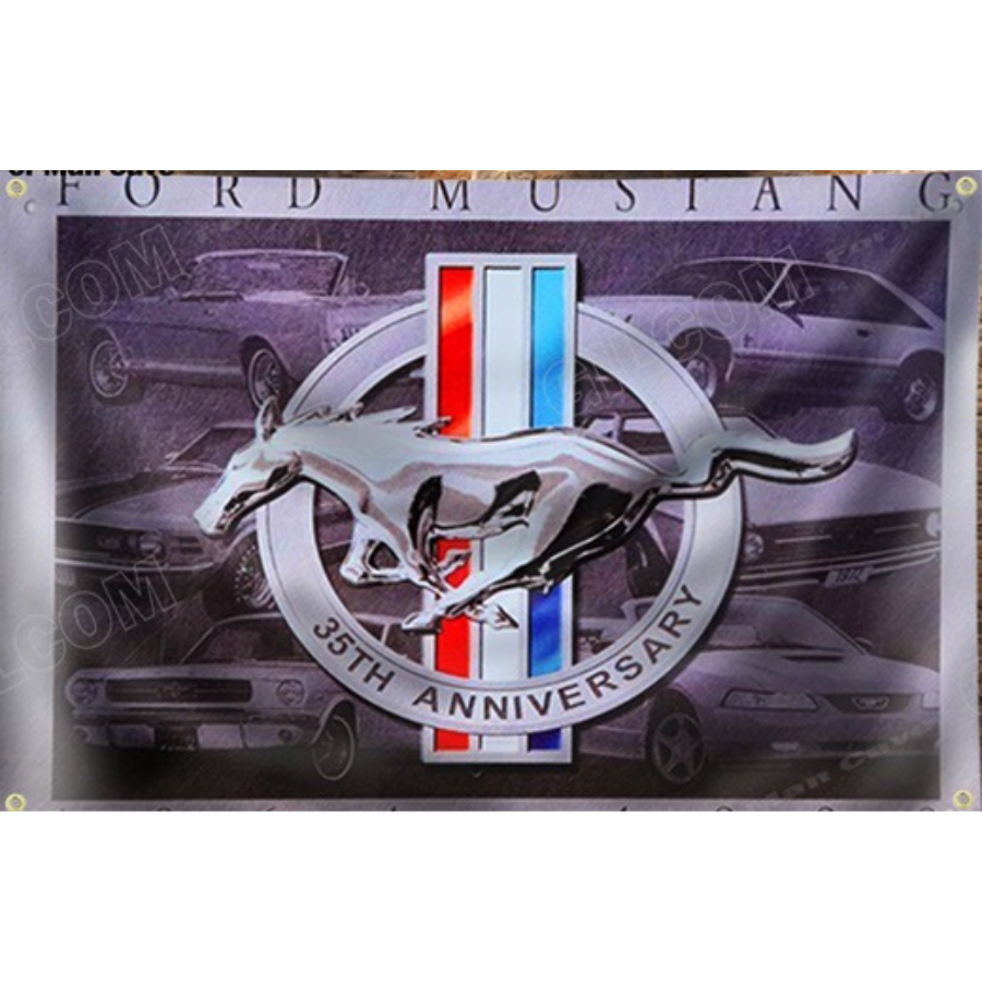 Bannière Mustang 35ème Anniversaire
