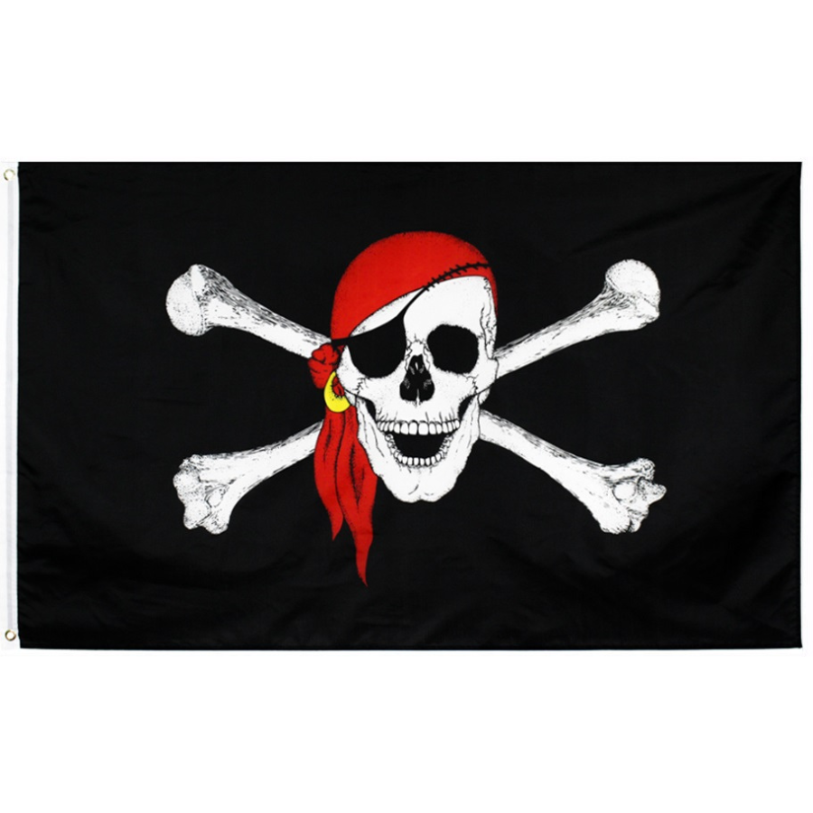 Drapeau Tête de Mort Jolly Roger