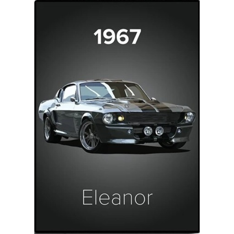 Bannière Mustang Eleanor 1967