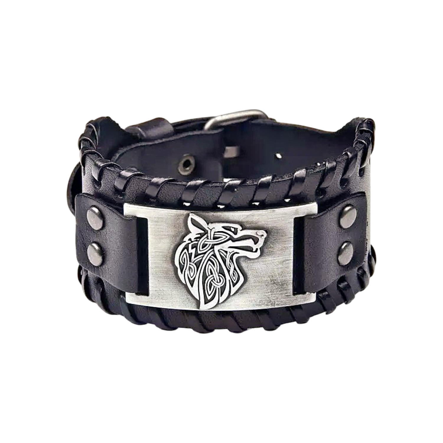 Bracelet Viking Tête de Loup
