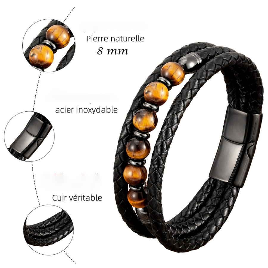 Bracelet cuir