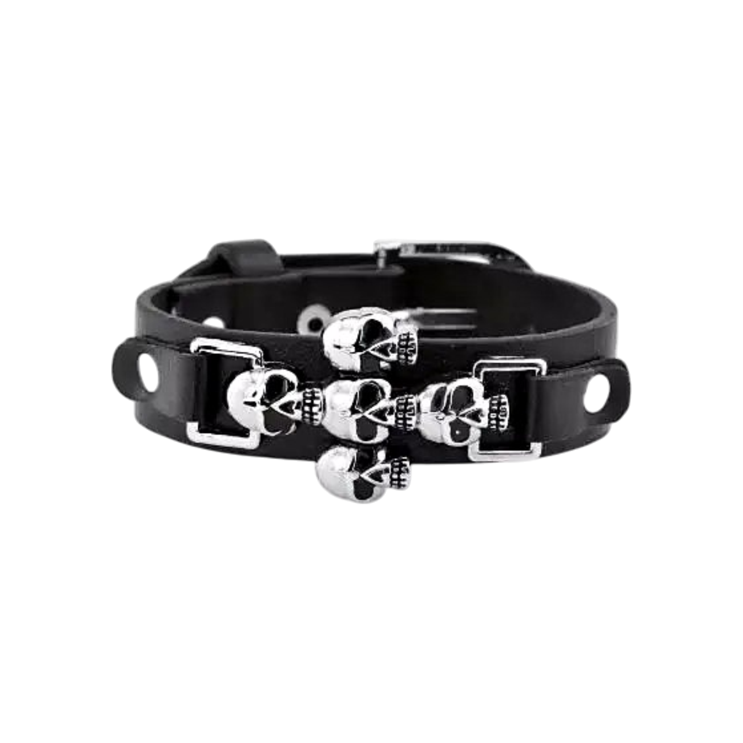 Taille 16 à 19 cm  Matière cuir et acier inoxydable