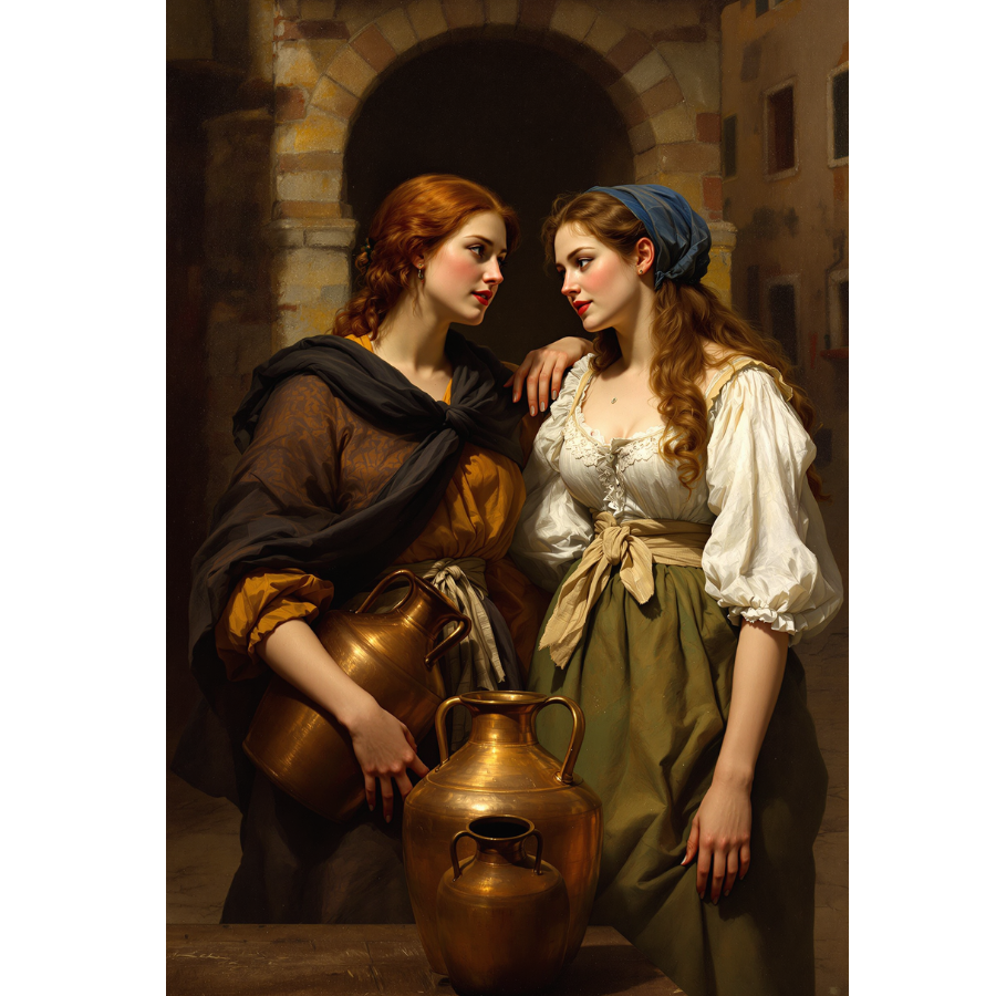 Tableau "Les Porteuses dEau"