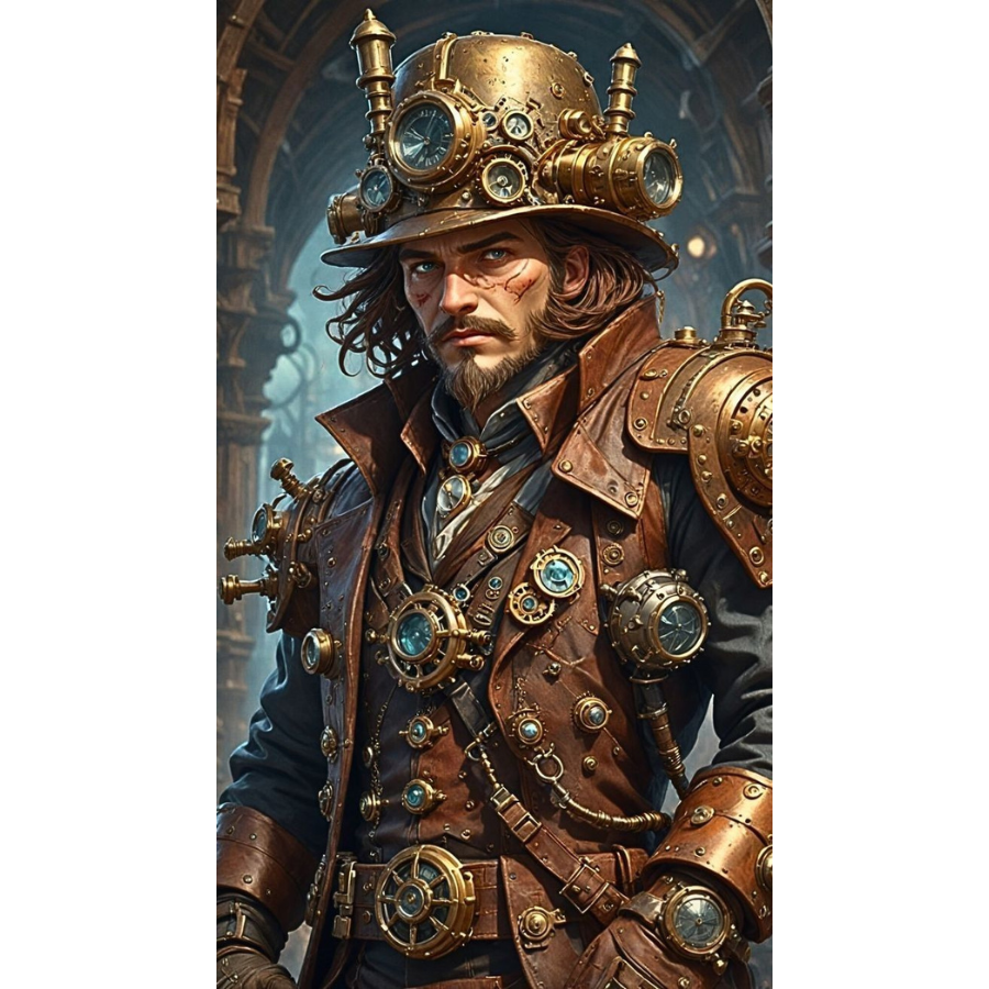 Steampunk Aventurier Victorien