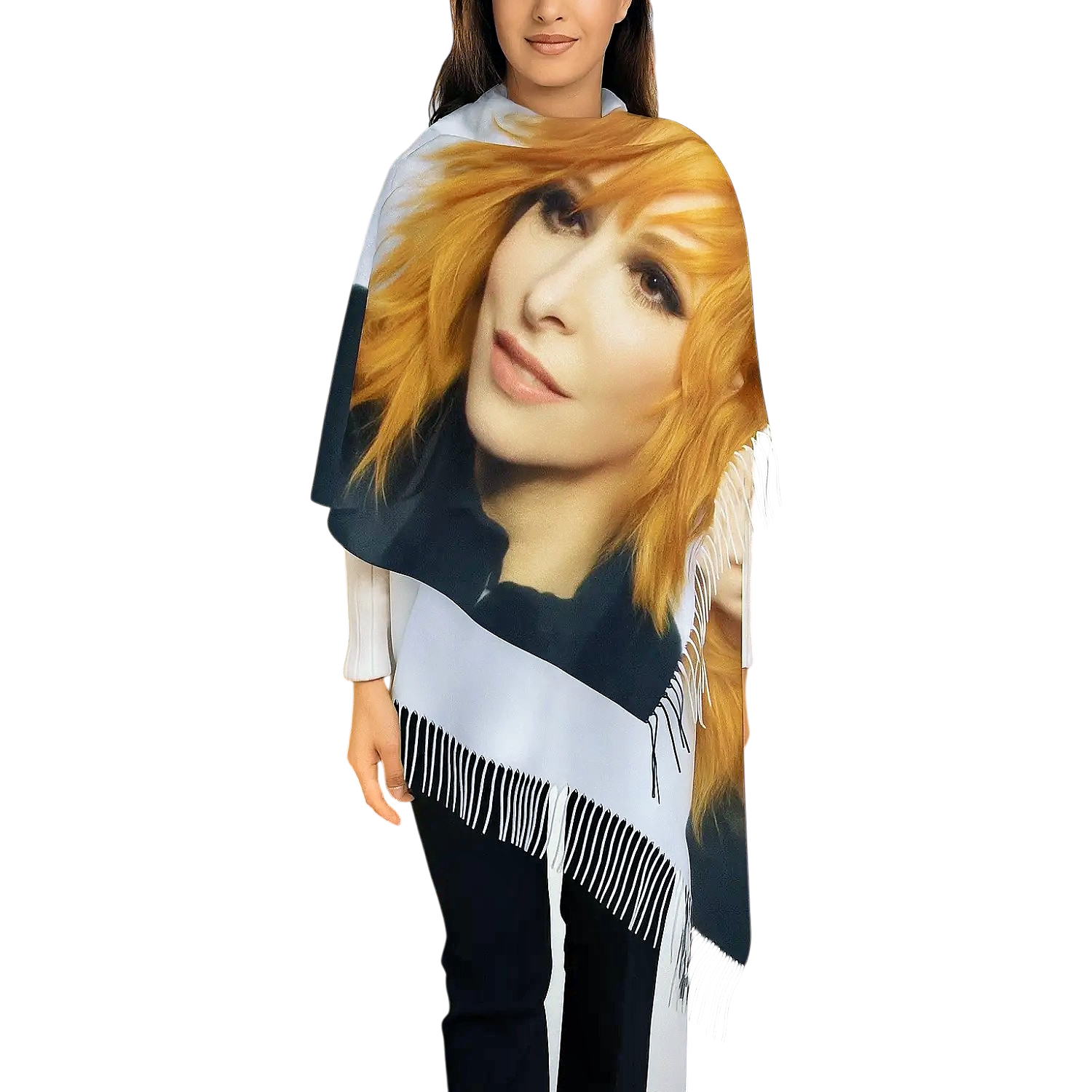 Écharpe Portrait Mylène Farmer