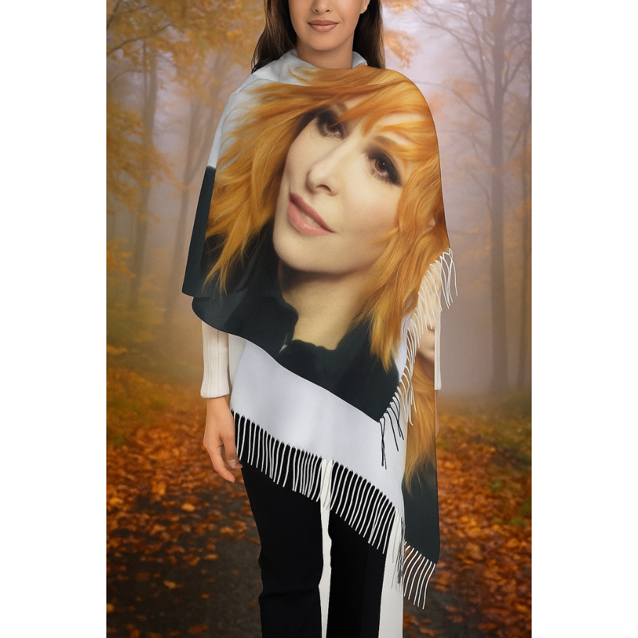 Écharpe Portrait Mylène Farmer