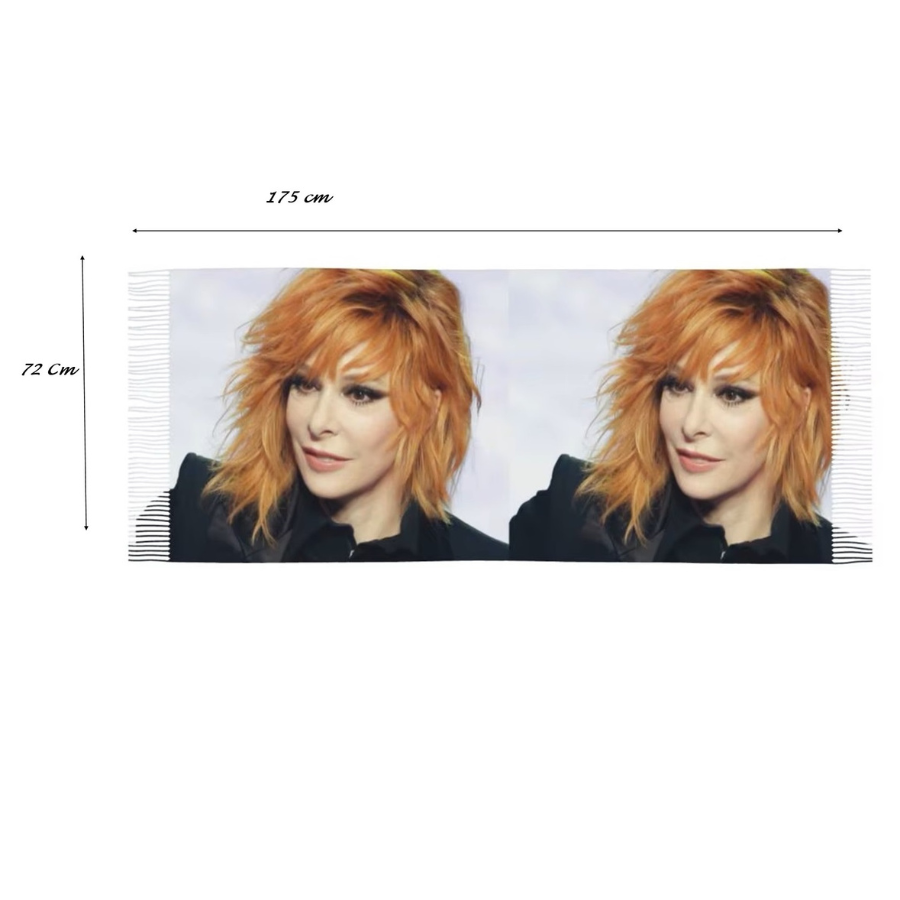 Écharpe Portrait Mylène Farmer