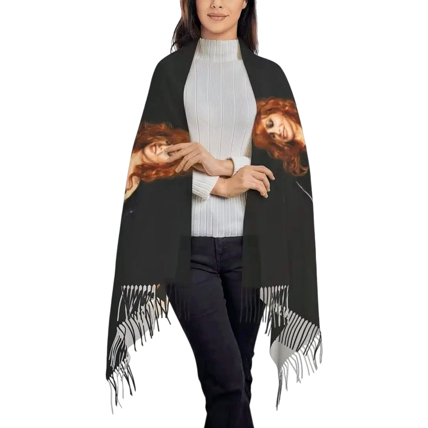 Châle Imprimé Mylène Farmer
