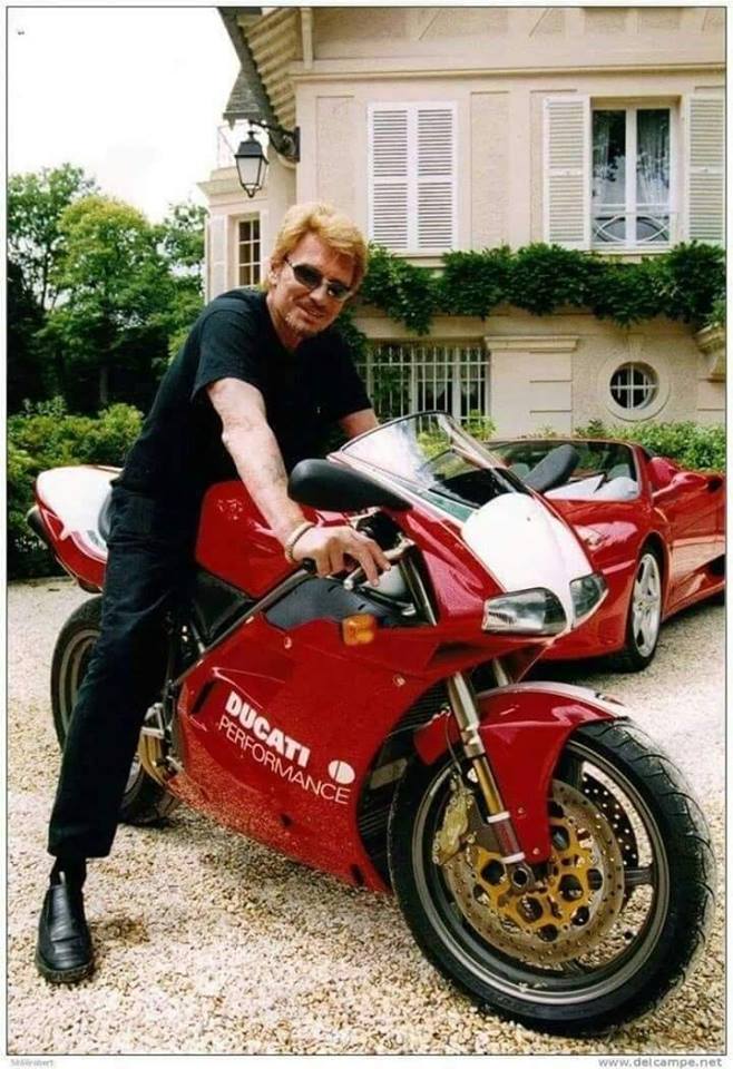 Johnny Hallyday Ducati