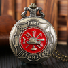 Montre-de-Poche-Quartz-en-Bronze-Gaufr-pour-Pompiers-Classique-R-tro-Souvenir-Pendentif-Horloge-Cadeaux