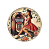 Magnet Rétro Juke-Box Pin-up