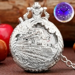 Montre-de-poche-quartz-Shoous-LED-affichage-num-rique-arabe-train-en-bronze-moteur-lomat-ritive