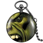 Boule-aga-ante-Anime-Comic-Cosplay-Quartz-Pocket-Watch-Ketchum-JOBlack-Smooth-Watches-Collectibles-Gifts-for