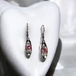 Boucles dOreilles Élégantes avec Cristaux Roses