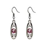 Boucles dOreilles Élégantes avec Cristaux Roses