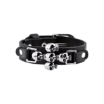 Taille 16 à 19 cm  Matière cuir et acier inoxydable