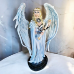 Statue d'Ange en Résine Blanche