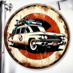 Magnet Vintage Métal Ghostbusters
