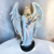 Statue d'Ange en Résine Blanche