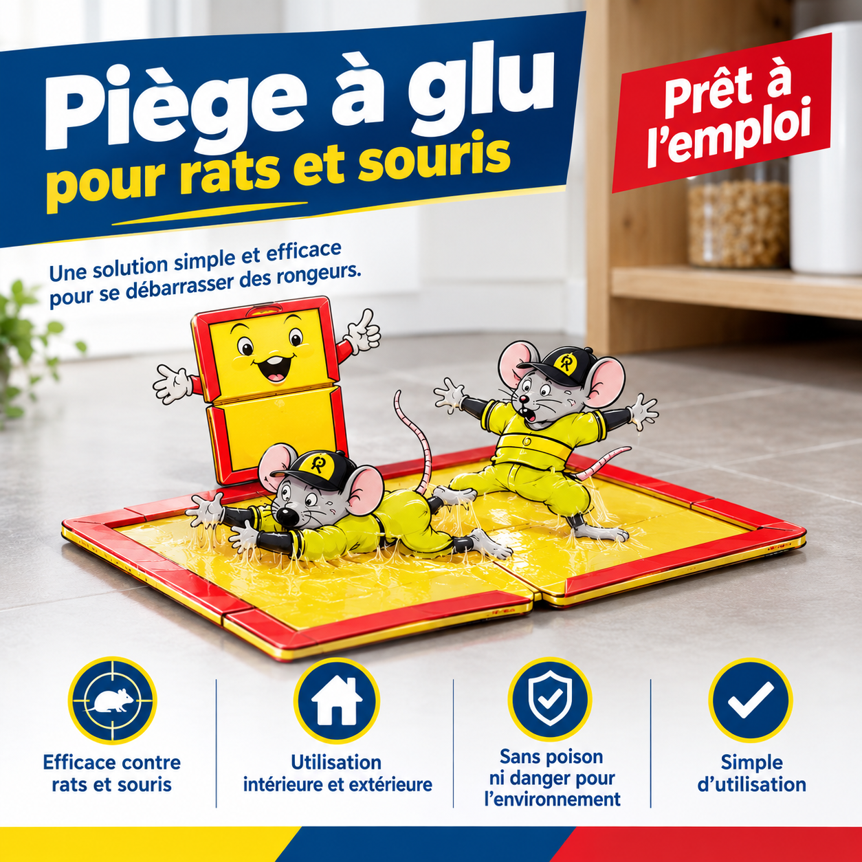 Piège à glu pour rats et souris leaderbazar 2