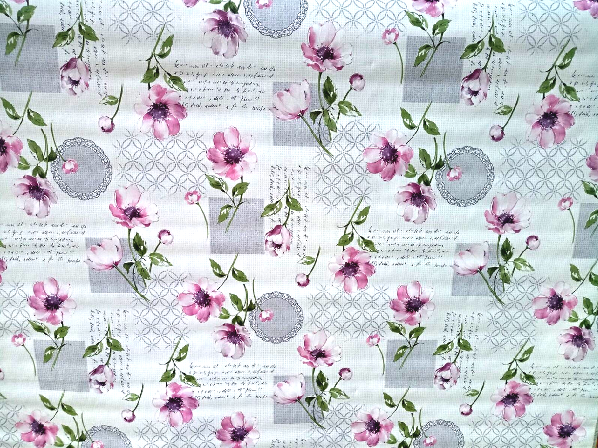 TOILE CIREE FLEUR1