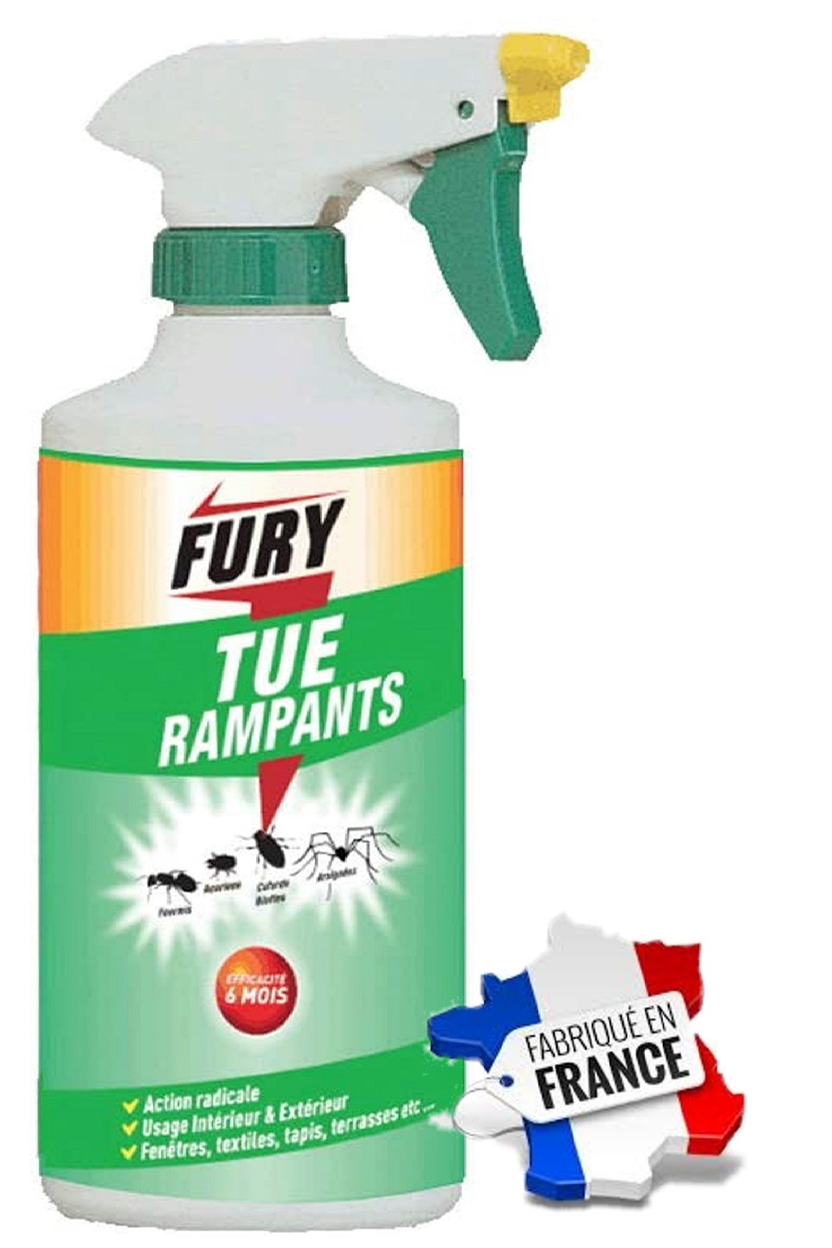 Spray Insecticide Anti Acariens, Puces et Tiques 500 Ml.