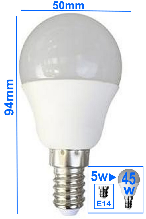 Ampoule led 5 W E14 Electricité/Ampoules leaderbazar