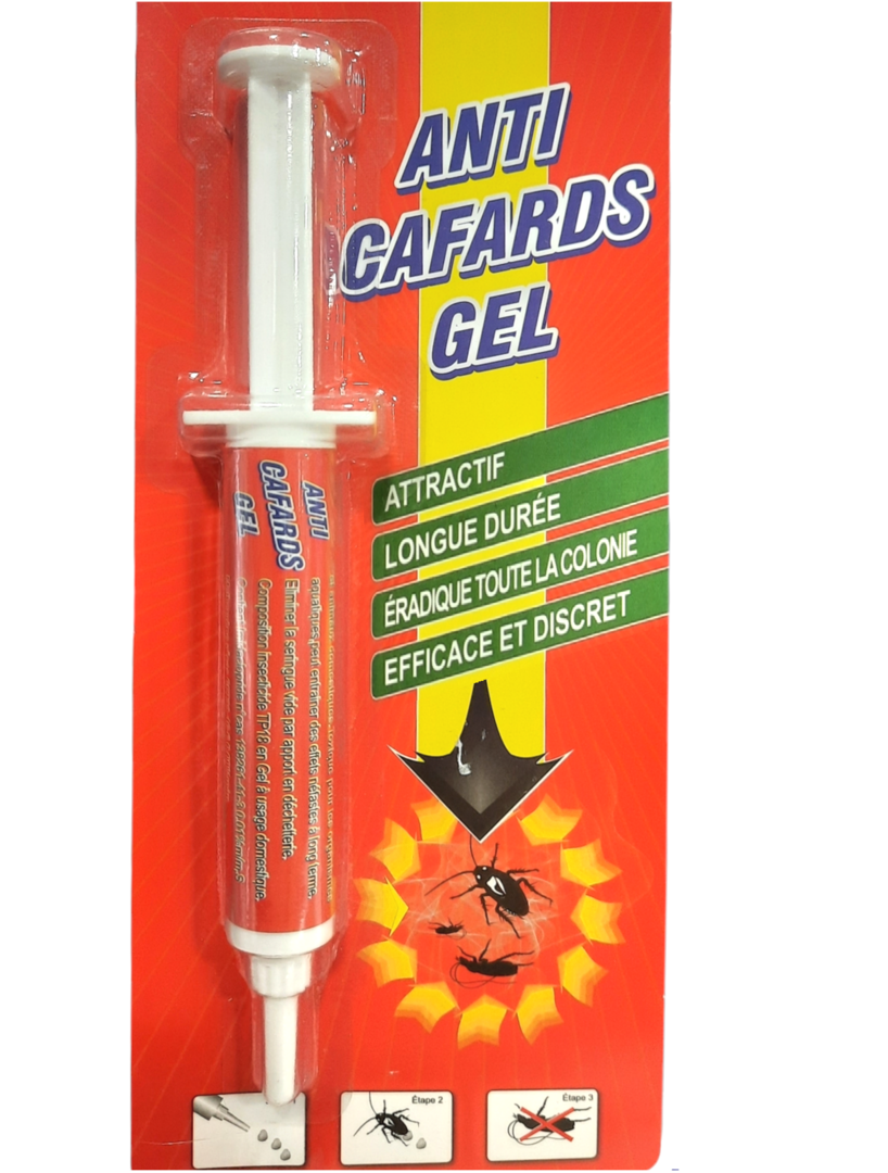 Cafards gel triple action - Clac : Seringue anti cafard
