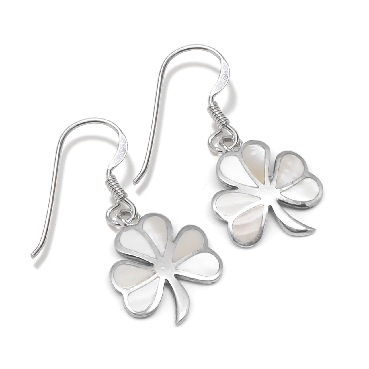 Boucles D'oreilles Trèfle à 4 Feuilles - Saint-Patrick - En Acrylique Vert - Porte-bonheur Tendance Pour Femmes Et Filles