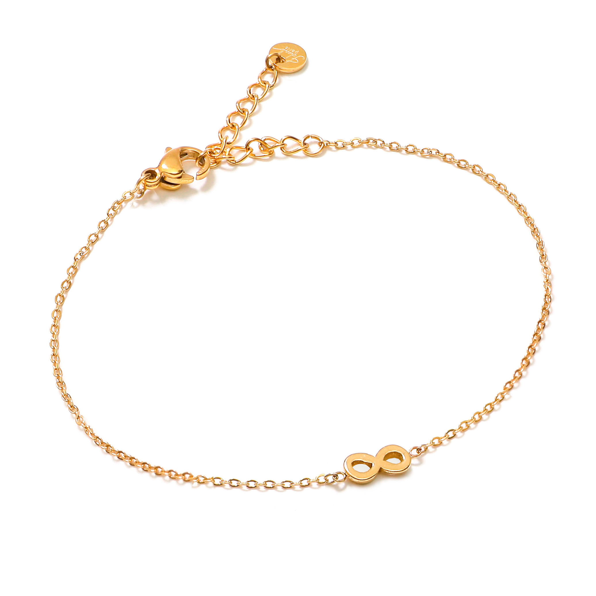 Bracelet infini avec prénom pour femme | Cadeaux.com