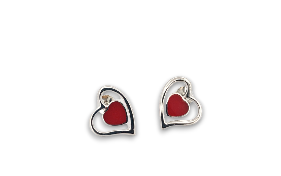 Boucles D'oreilles Pendantes Cœur Filigrane – Argent Sterling 925 Plaqué Or, Silverspeck