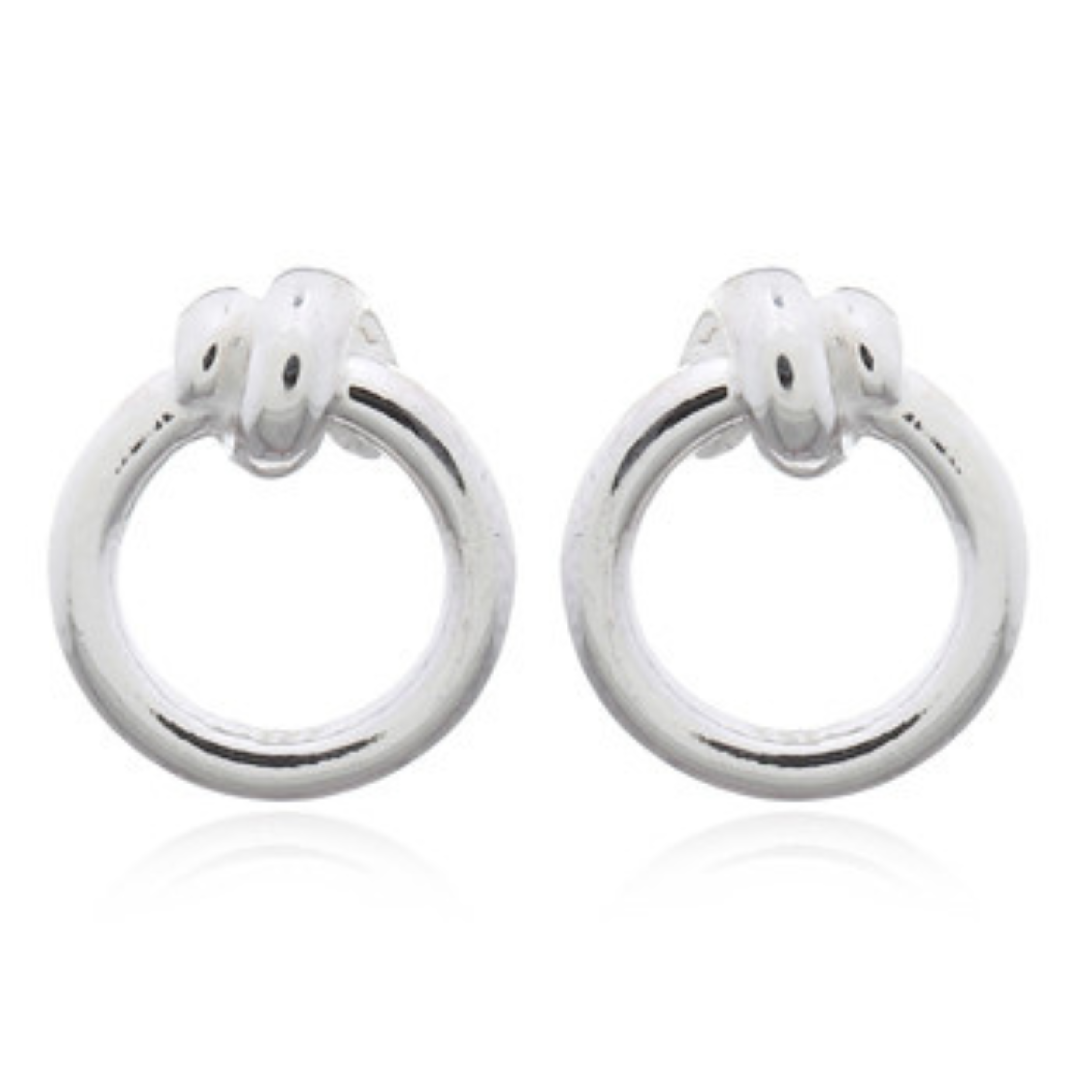 puces cercles siane argent