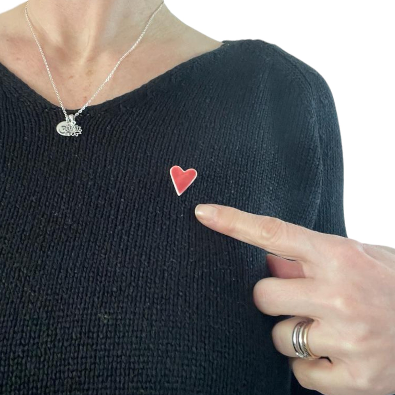 PINS BROCHE COEUR ROUGE ANNE BERTHELOT CERAMIQUE SIANE AMOUR (2)