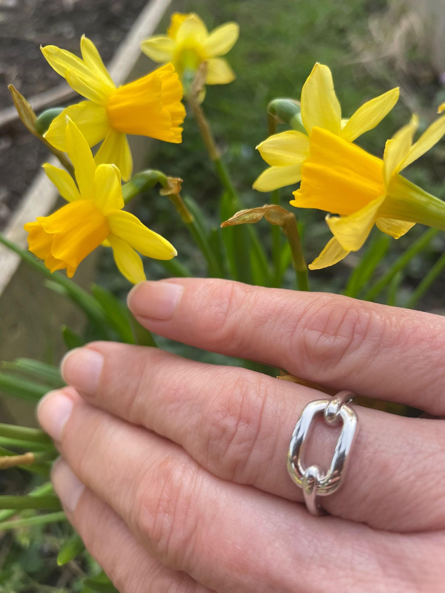 bague argent maillon ovale ouvert SUZIE (4)