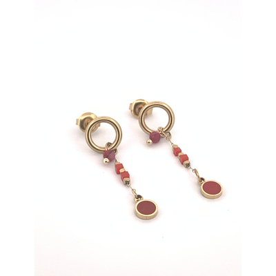 boucles-oreillespendantes-acier-rouge