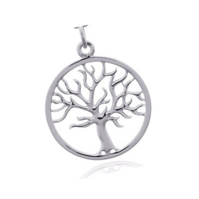 argent pendentif arbre de viens titre