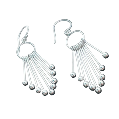 boucles oreilles chandelier argent siane bijoux