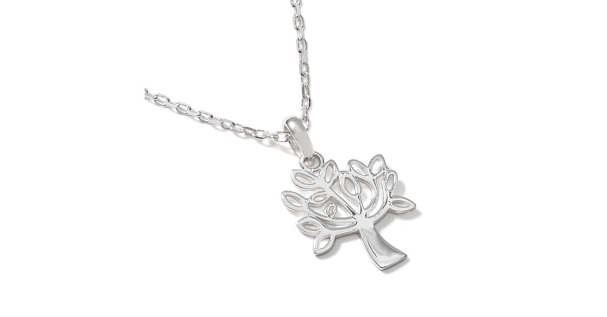 Collier Argent 925 Avec Pendentif Arbre De Vie Celtique Et Pierre Naturelle - Longueur Réglable 40-45 Cm, Maille Gourmette - 8