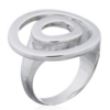 Bague en argent cercles concentriques ELOIZ
