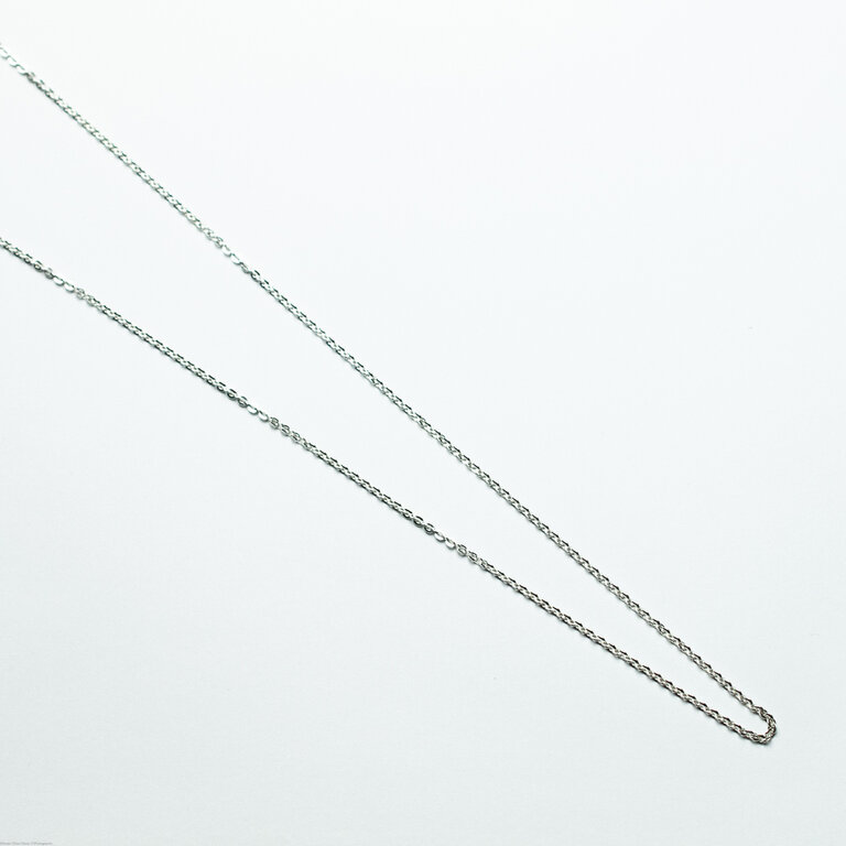 Chaîne Sautoir En Argent Massif - Maille S, 66 Cm, 6,11 G - Thème Cheval - Occasion