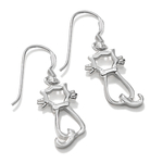 Boucles d'oreilles chat