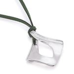 Pendentif- Manta vert