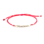 Bracelet message amour pour toujours en anglais argent