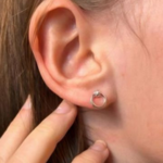 puces cercles argent siane oreilles