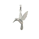 Pendentif colibri argent nacrer
