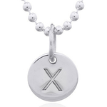 Pendentif-gravé- Initiale-_X_-argent 925
