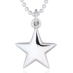 collier etoile argent chaine boule (2)
