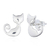 puces oreilles chat argent