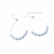 Boucles d'oreilles argent goutte perles culture